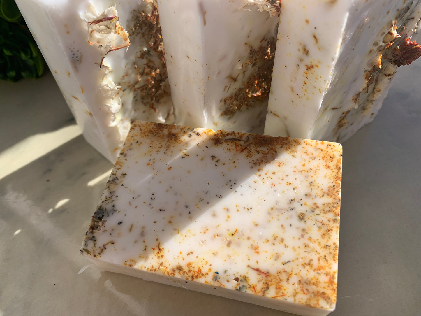 Safflower and Oat Straw Loofah Soap